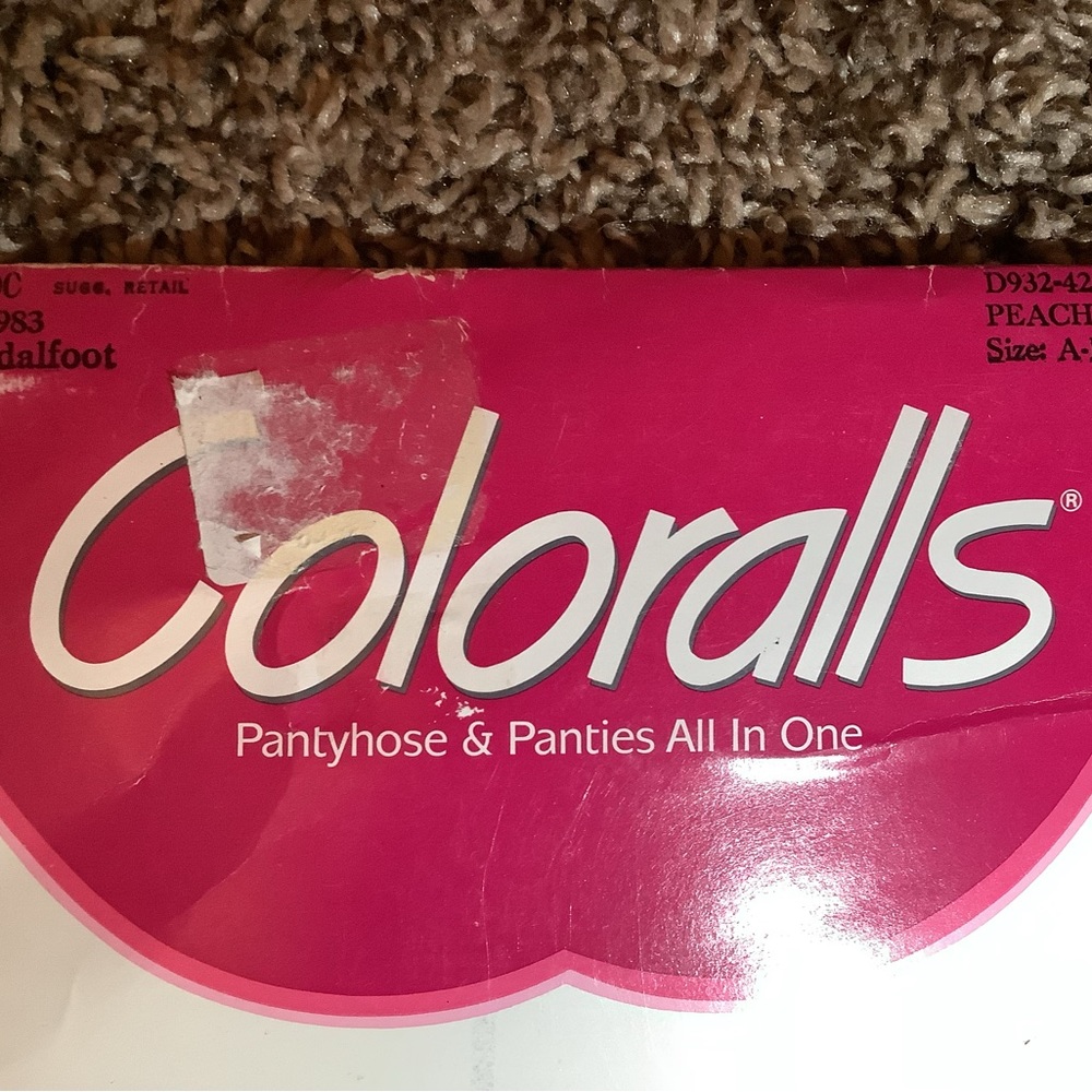 Lot of 2 - Coloralls pantyhose & panties all in one, color peach, size: AB - Picture 2 of 11